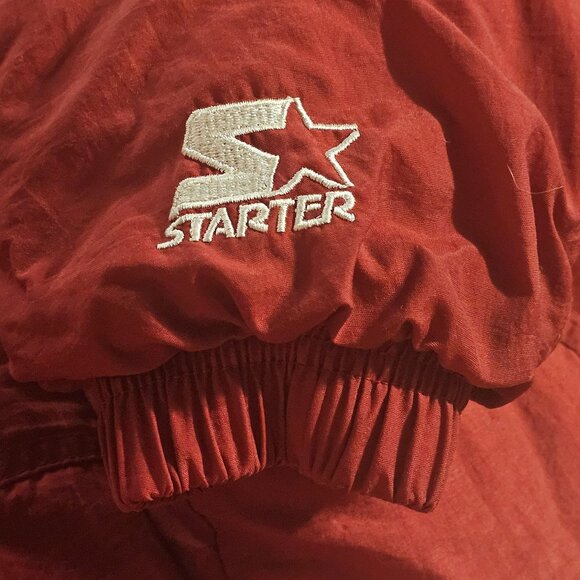 Mens 90's Vintage Florida State University Seminoles Starter Puffer Jacket Small - Picture 12 of 16